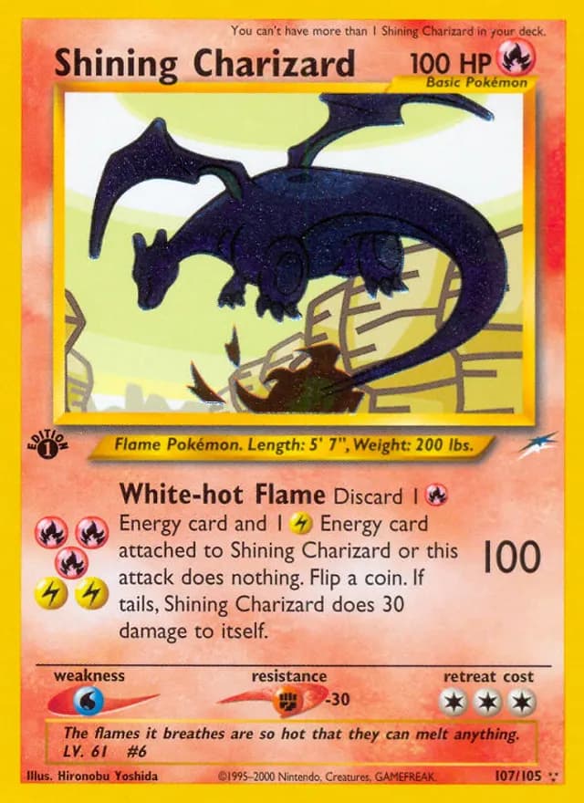 Carta Shining Charizard Neo Destiny 107/105