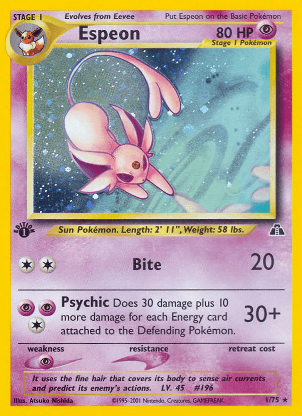 Espeon Neo Discovery 1/75 Holo