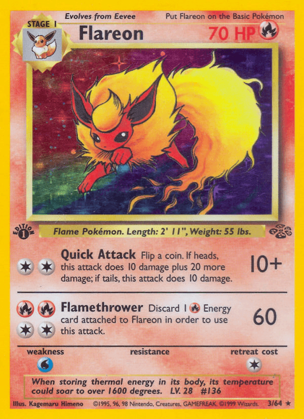 Flareon Jungle 3/64 Holo