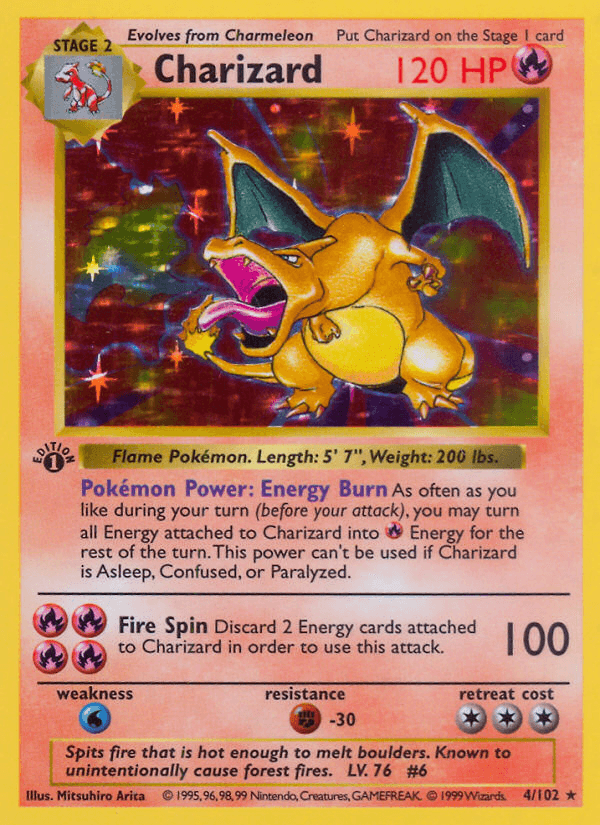 Charizard Base Set 4/102 Holo