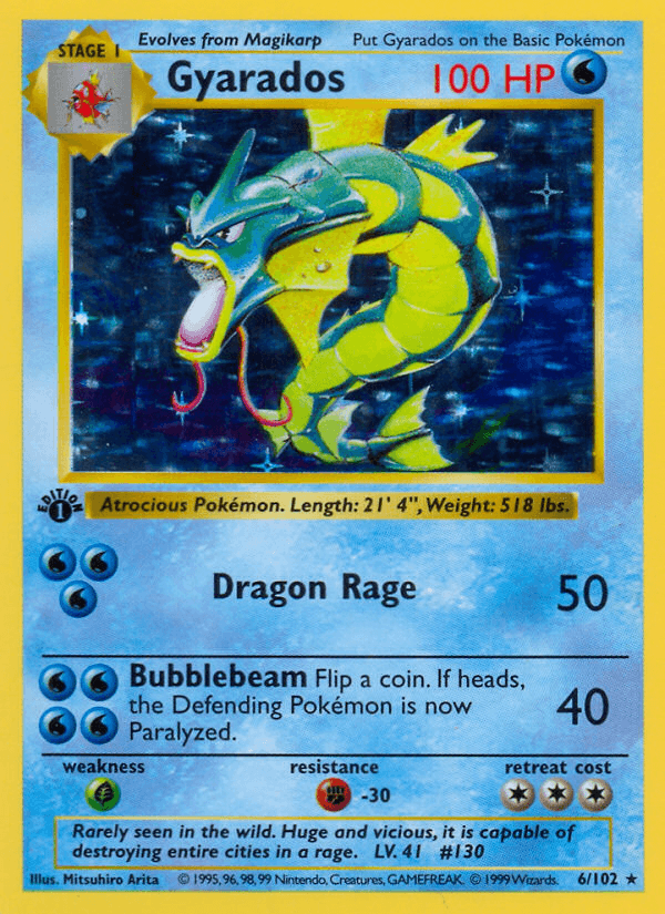 Gyarados Base Set 6/102 Holo